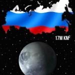 Luas Negara Rusia melebihi Pluto (c) factslides.com