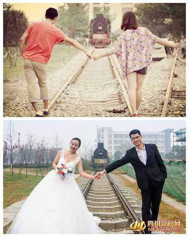 Kisah Manis di Balik Foto Pernikahan Unik Yang Terinspirasi Dari Masa Kencan 3 ASIANTOWN