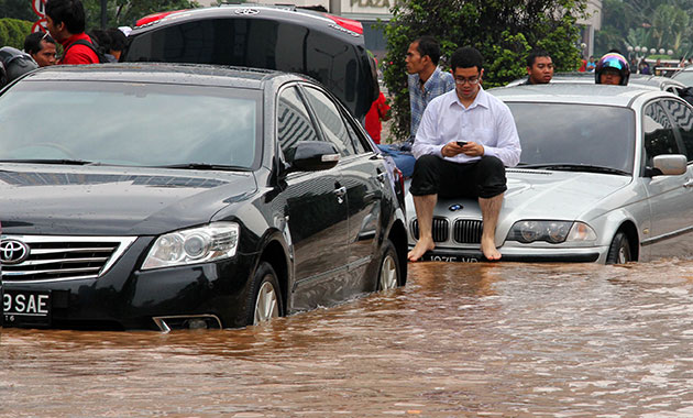 Banjir di Jakarta, Indonesia