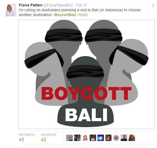 seruan untuk boikot Bali