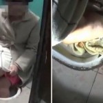 Wanita Terjebak di Toilet