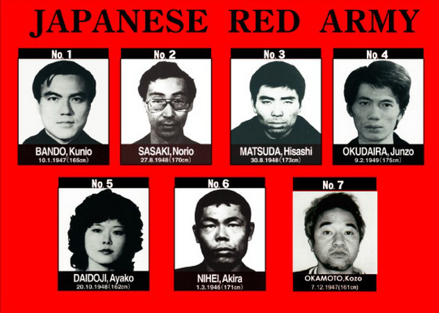 Japanese Red Army (c) listverse