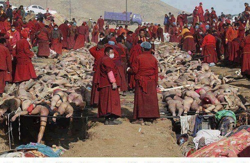 Evakuasi Pasca Gempa di Tibet [image source]