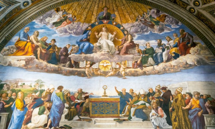 Lukisan di Kota Vatikan [image source]