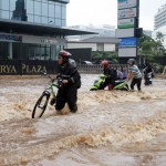 Foto kelam banjir Jakarta