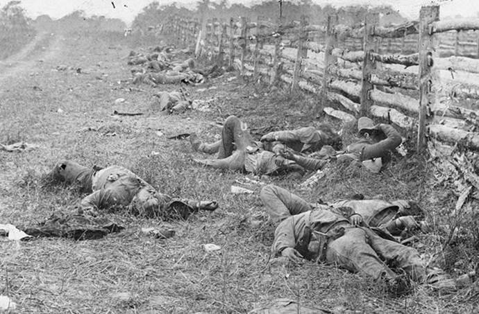 Pertempuran Antietam, Foto Alexander Gardner