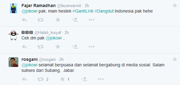Respon Pengikut Jokowi