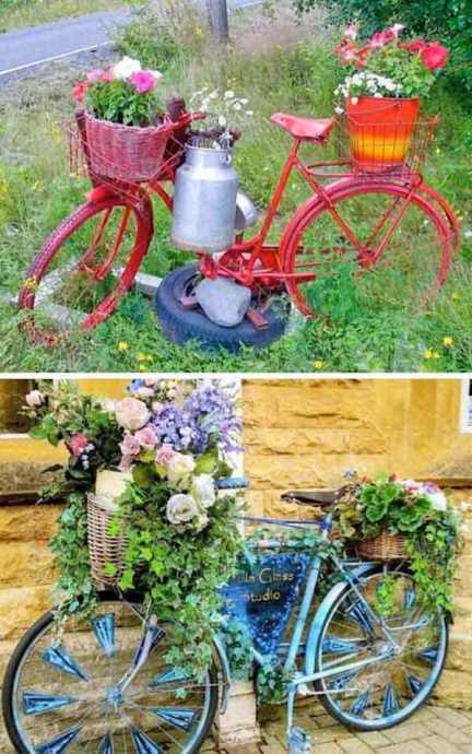 Sepeda Juga Bisa Menghias Taman