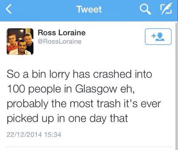 Komentar Tidak Pantas Soal Tragedi yang Terjadi Di Glasgow [Image Source]