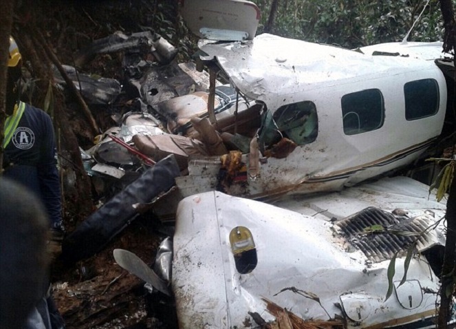 Kondisi pesawat Cessna yang jatuh [Image Source]