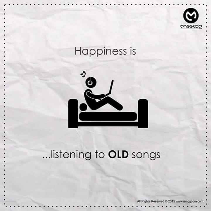 Bahagia itu mendengarkan musik lama [image source]
