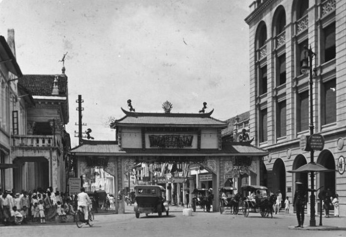 Daerah Kesawan Di Medan Pada Tahun 1920-an