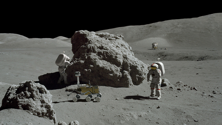 Eksplorasi manusia di bulan