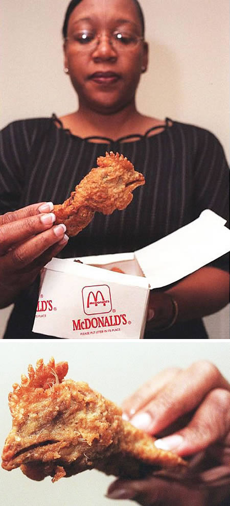 Kepala Ayam Utuh di Paket McDonald