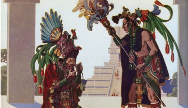 Lukisan Menggambarkan Suku Maya [Image Source]