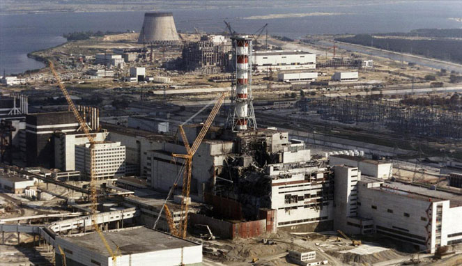 Pembangkit listrik tenaga nuklir Chernobyl [Image Source]