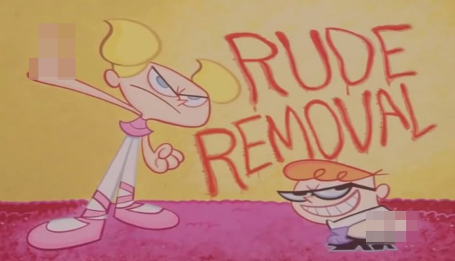 Opening title Dexter untuk episode Rude Removal