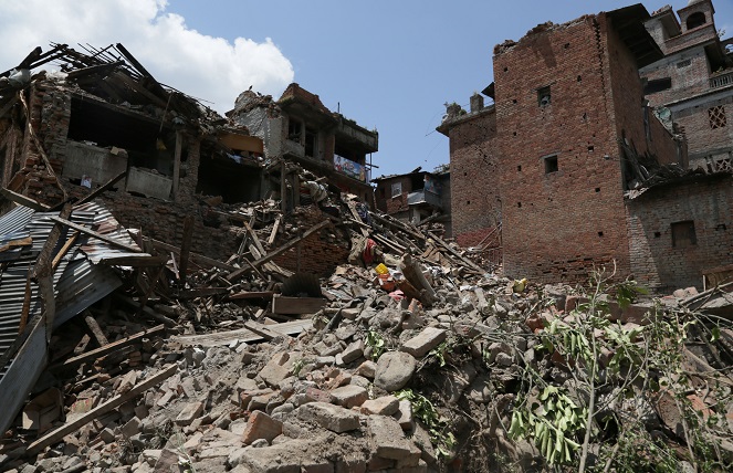 Potret gempa Nepal yang menghancurkan semua milik Greeta [Image Source]