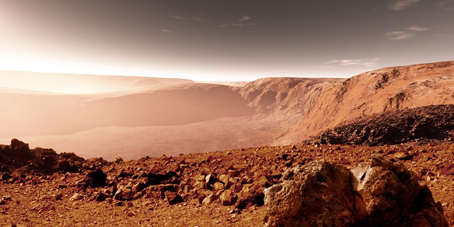 Ilustrasi permukaan Mars [Image Source]