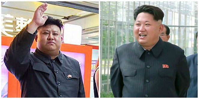 Sekilas tidak ada bedanya antara Kim Jong Un dan fans setianya ini.