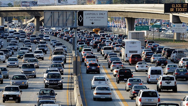Potret kemacetan di Los Angeles [Image Source]