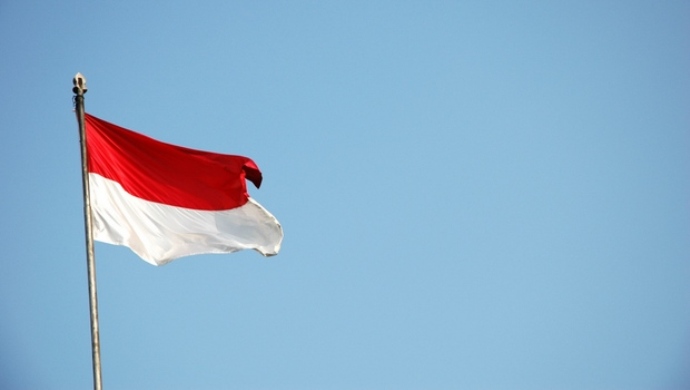 Bendera Indonesia Berkibar