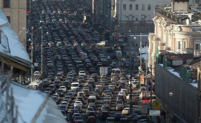 Kemacetan Di Moskow