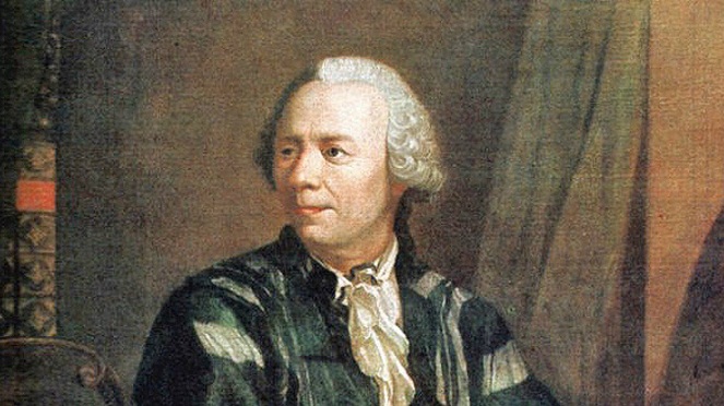 Mungkin hanya Leonhard Euler sendiri yang bisa mengerjakan rumus tuhan temuannya itu [Image Source]