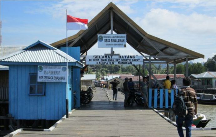 Suasana Di Perbatasan Indonesia Dengan Malaysia