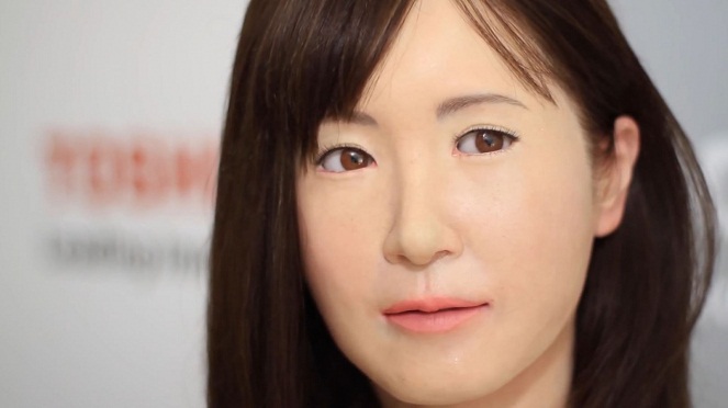 Robot wanita buatan Jepang. Cantik, bukan? [Image Source]