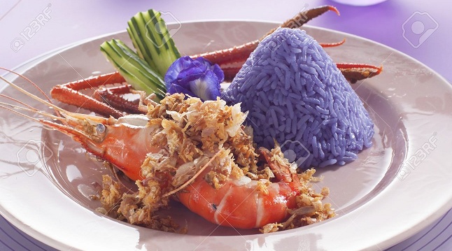 Blue Rice, Birunya dari Kembang Telang