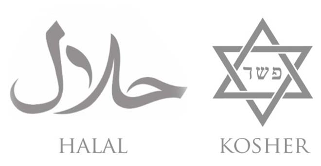 Islam mengenal makanan Halal, sedang Yahudi mengenal makanan Kosher
