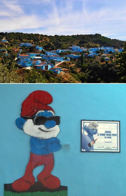 Kota Berwarna Biru di Spanyol