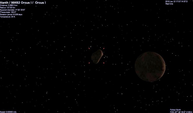 Orcus dan bulannya Vanth sangat identik terhadap Pluto dan Charon [Image Source]