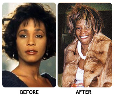 Whitney Houston mengkonsumsi kokain dan akhirnya meninggal