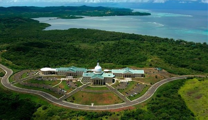 Capitol Building di Ibu Kota Palau [Image Source]