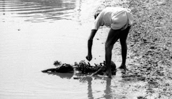 Mayat-mayat sering ditemukan di sungai Gangga [Image Source]