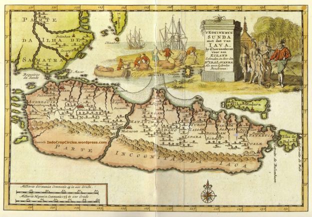 Peta Pulau Jawa yang Dibuat pada Zaman Belanda [Image Source]