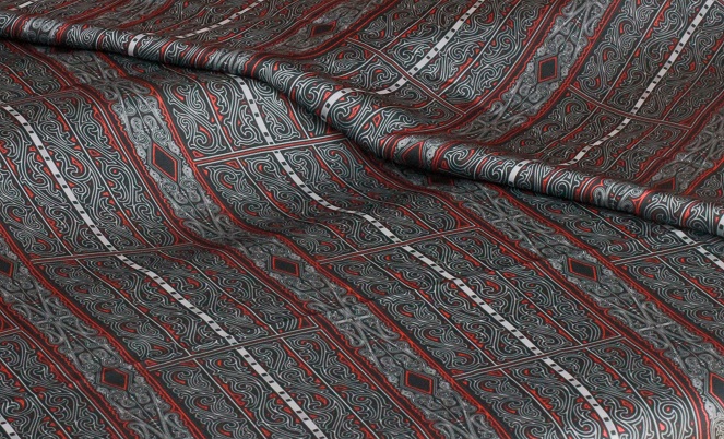 Keunikan batik Gorga adalah desainnya yang terkesan tegas [Image Source]