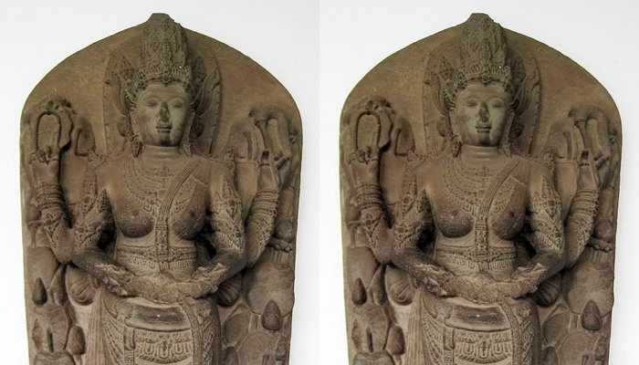 Arca Dewi Parvati sebagai perwujudan Tribuwana Wijayatunggaldewi [image source]