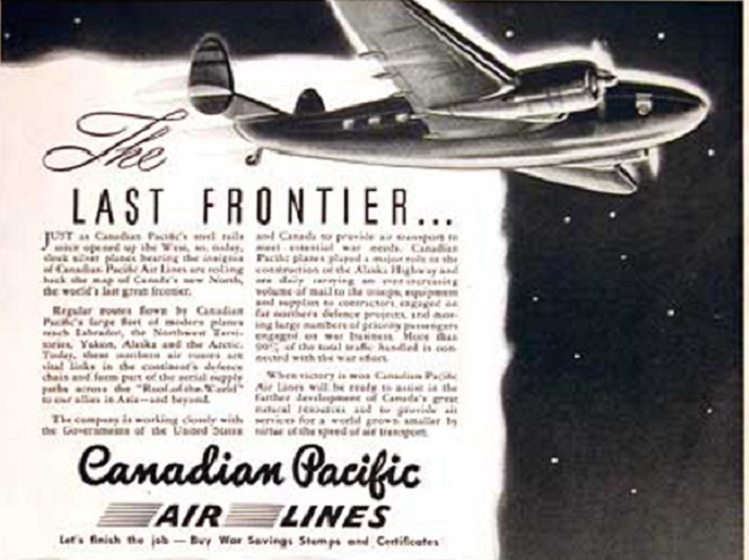 DC-4 Canadian Pacific Air Lines jet