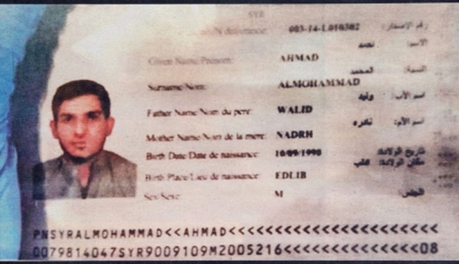 Gambar identitas pasport yang ditemukan [Image Source]