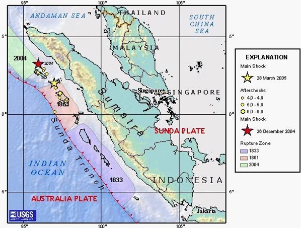 Gempa Sumatra 1861 – 8.5 SR (Tsunami) [image source]