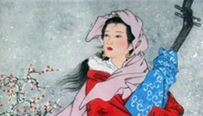 Lukisan yang menggambarkan kecantikan Wang Zhaojun [Image Source]