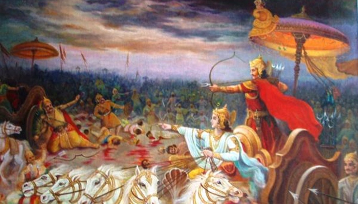 Perang dalam Hindu [image source]