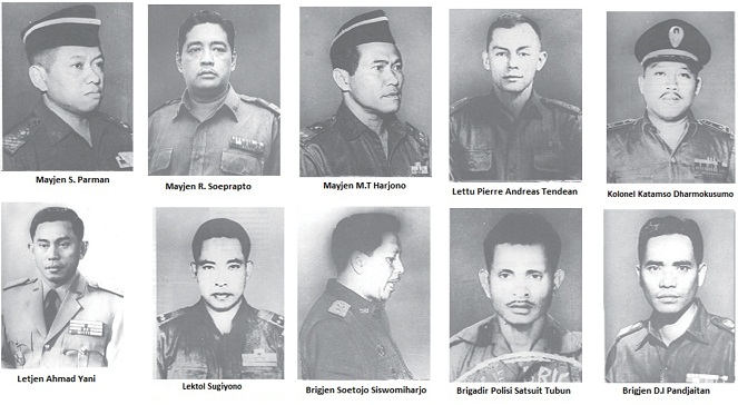 Para pahlawan revolusi yang jadi korban keberingasan PKI [Image Source]