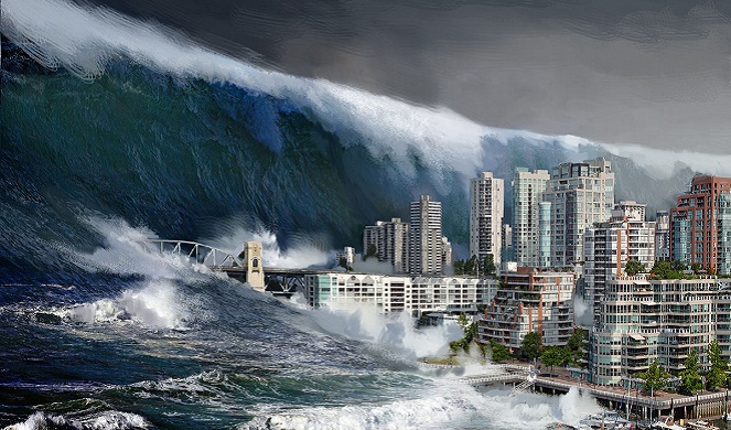 Tak lama kemudian, Tsunami besar akan muncul di mana-mana [Image Source]