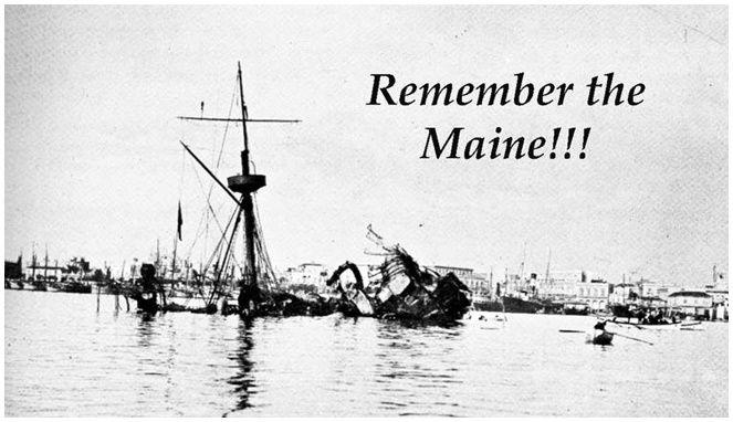 Perahu Maine yang tenggelam [Image Source]