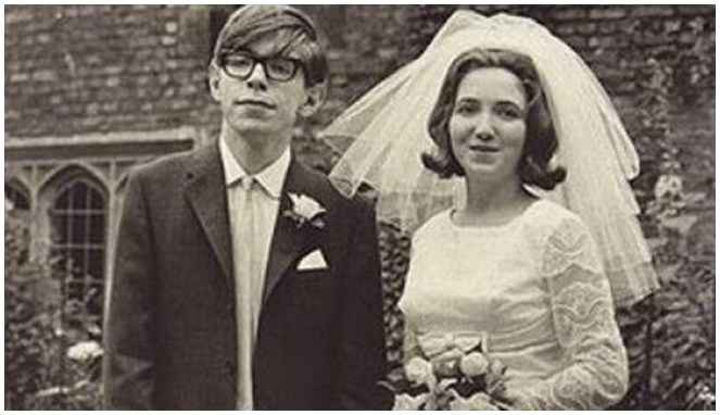 Stephen Hawking dan Istri Pertama [Image Source]