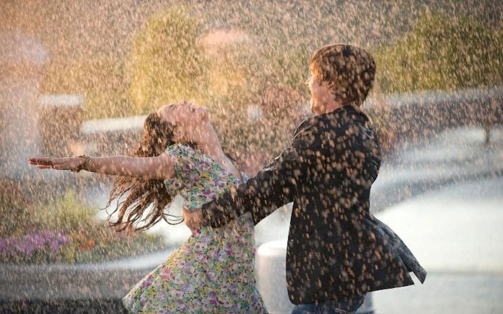 Would you dancing in the rain with me?